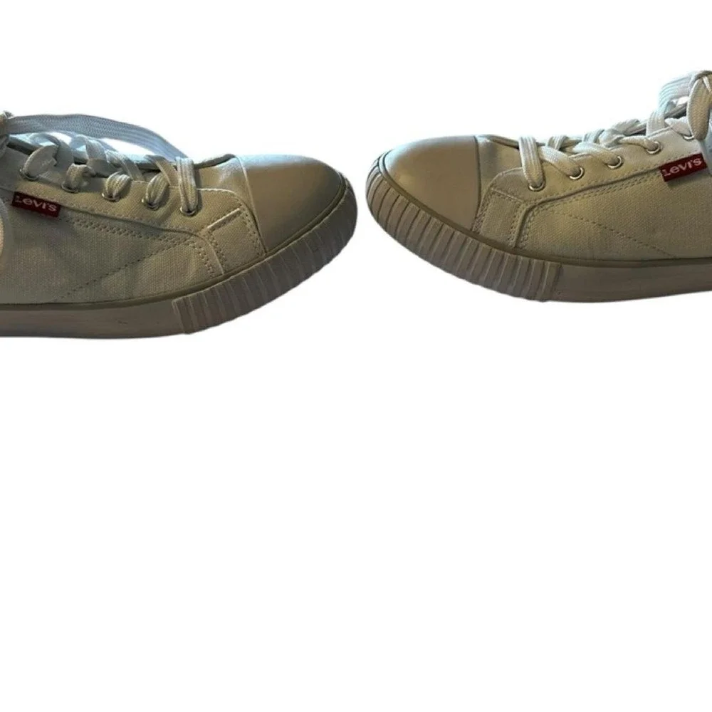 White Levi's Canvas Shoes
